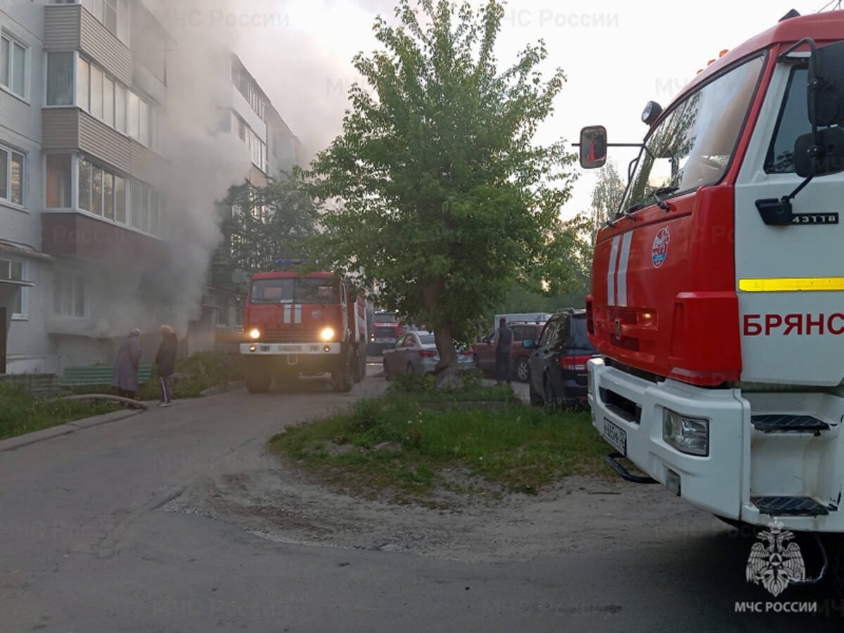 В Брянской области в жилом доме произошел пожар