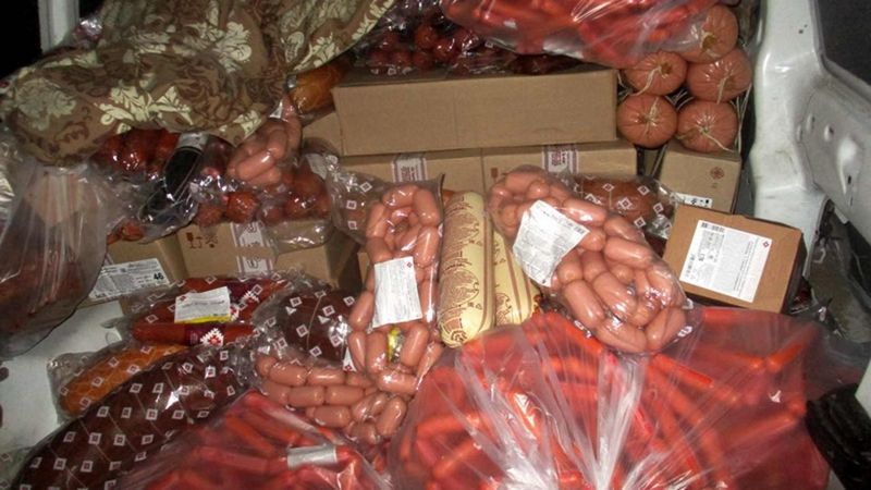 В Брянскую область не пустили 520 кг готовой мясной и молочной продукции