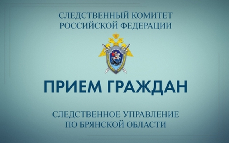 Руководитель СУ СК РФ по Брянской области выслушает жалобы жителей Навли