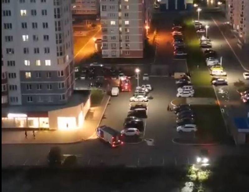 В Советском районе на улице Войстроченко случился пожар