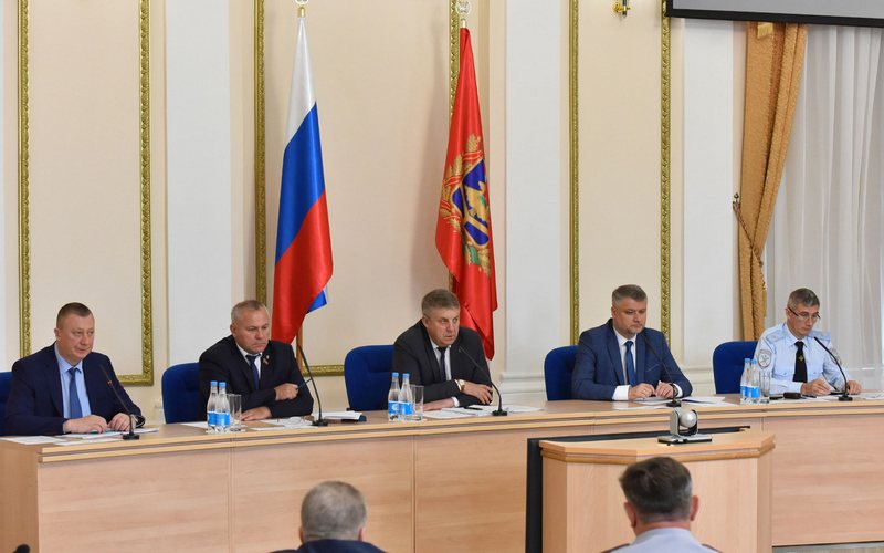 В Брянской области прошло заседание антитеррористической комиссии