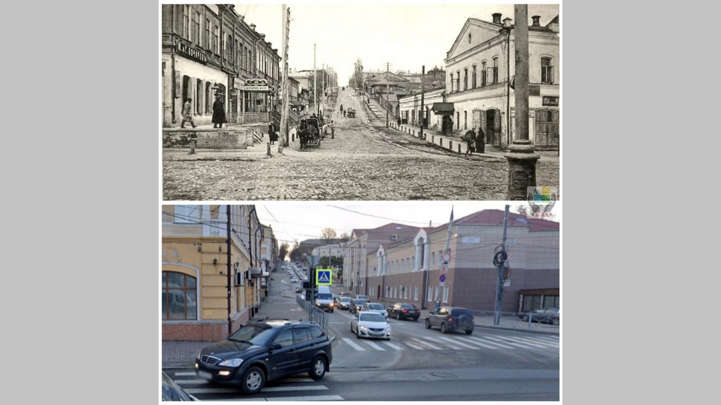Жителям Брянской области показали фотографию улицы Фокина столетней давности