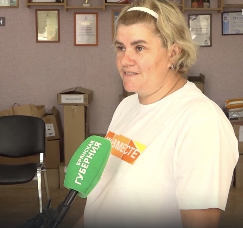 Мать шестерых детей из Трубчевска стала волонтером