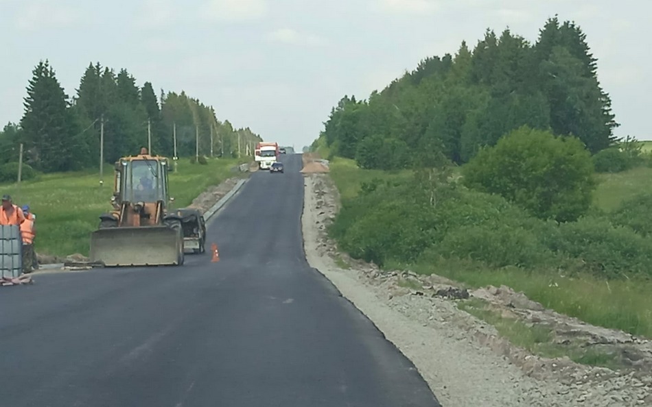 Капремонт автодороги «Брянск-Смоленск»-Жирятино подходит к концу