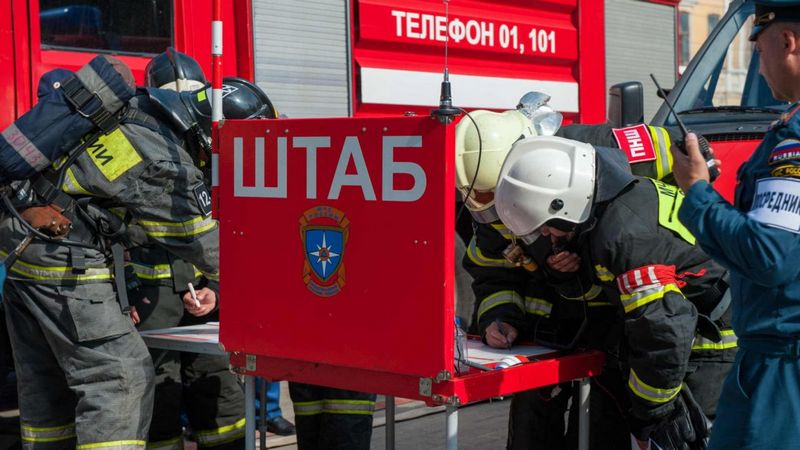 В Брянске ликвидировали условный пожар в здании городского Дома культуры
