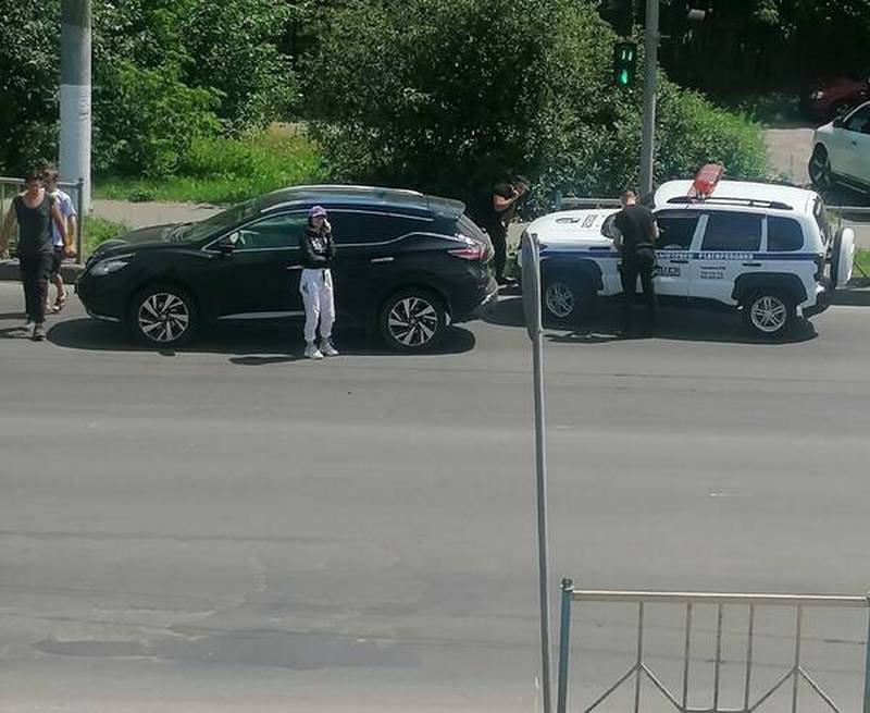 В Брянске машина ЧОП «Премьер» угодила в аварию