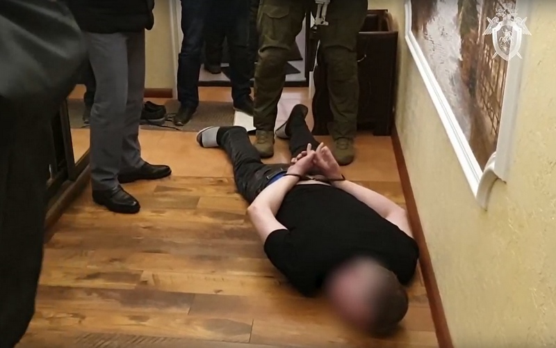 Появилось видео задержания в Брянской области «Саранской группировки»