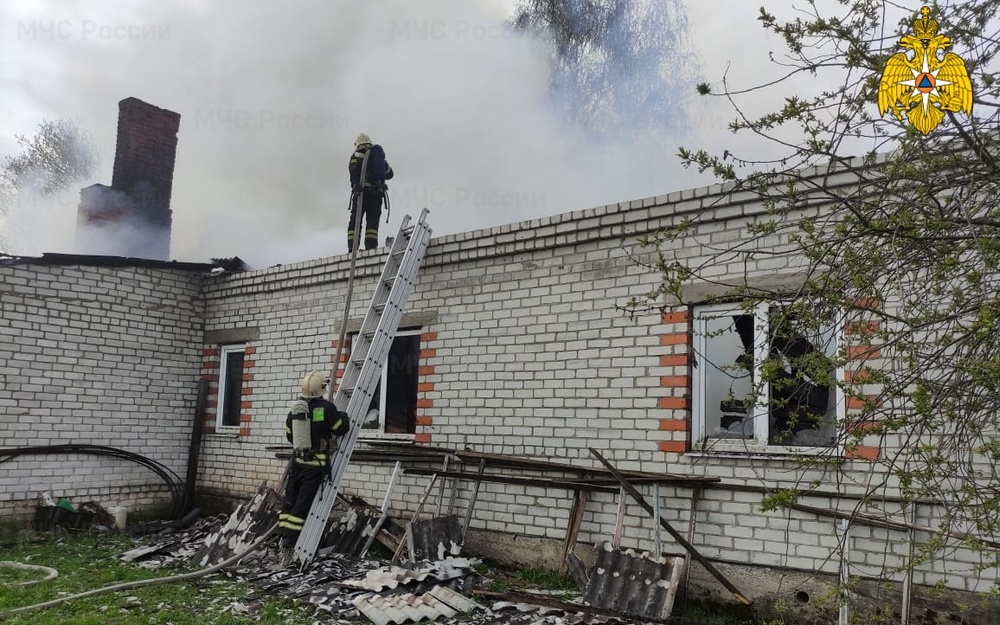 При пожаре под Брянском погиб 56-летний мужчина