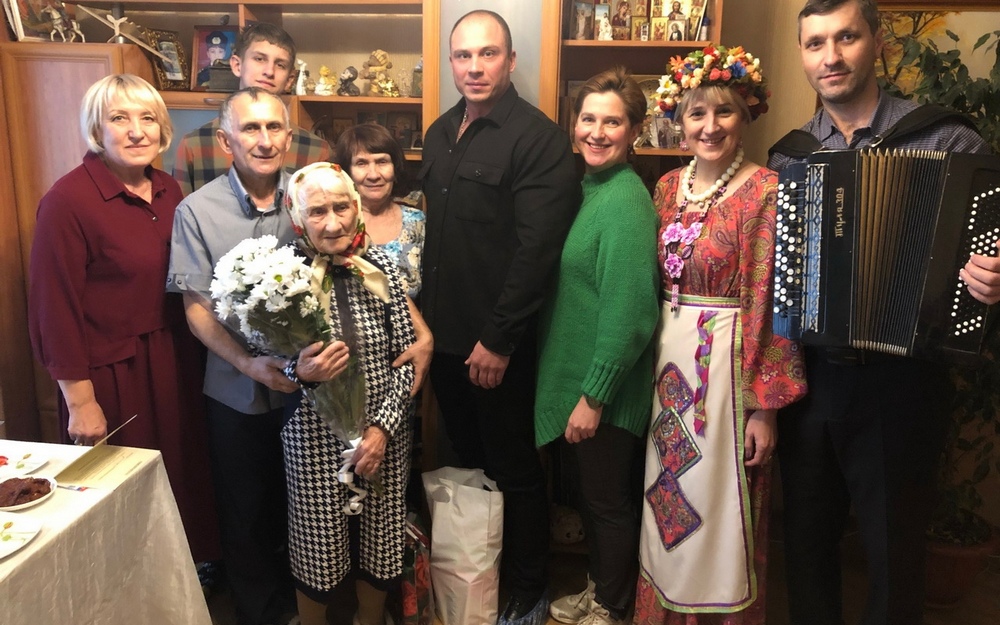 В Брянске Ольга Рыбкина отпраздновала свой 100-летний юбилей