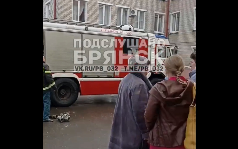 В Брянске в Володарском районе в  детской поликлинике чудом не случился пожар