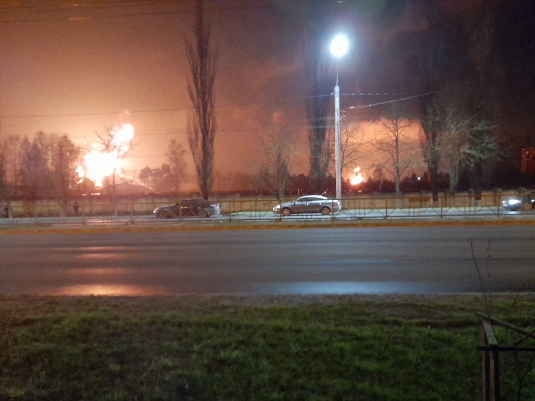 Пожар на нефтебазе в Брянске ликвидирован