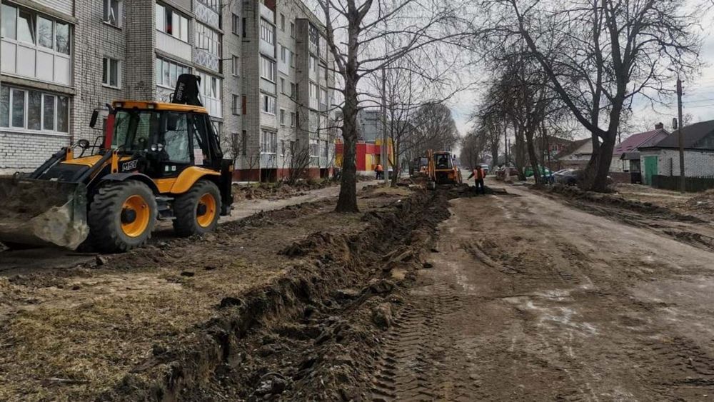 В Бежицком районе Брянска стартовал капитальный ремонт дороги по улице Мира