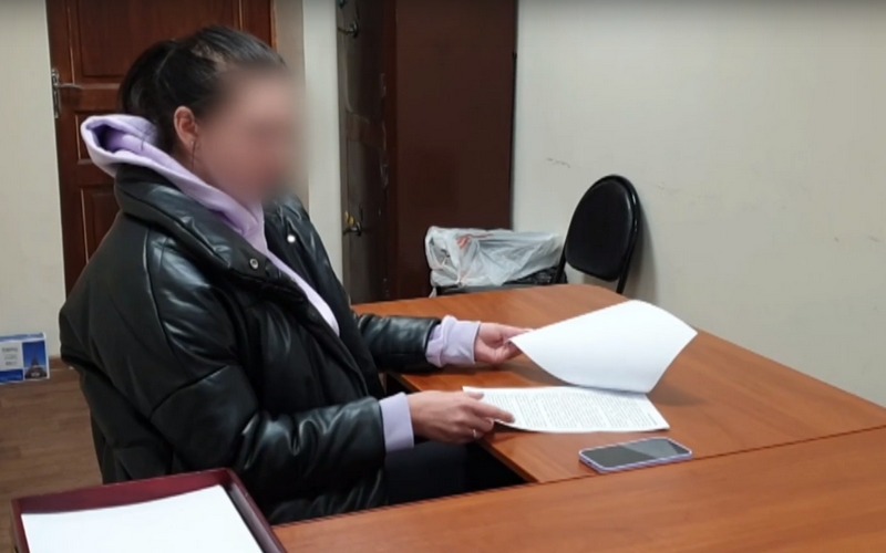 Задержанную за взятку брянскому чиновнику Торикову сняли на видео