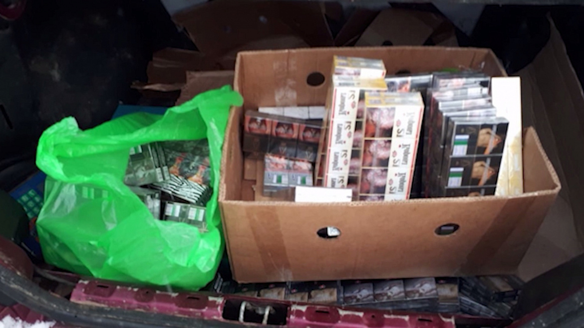 Брянская полиция задержала четырёх торговцев контрафактными сигаретами