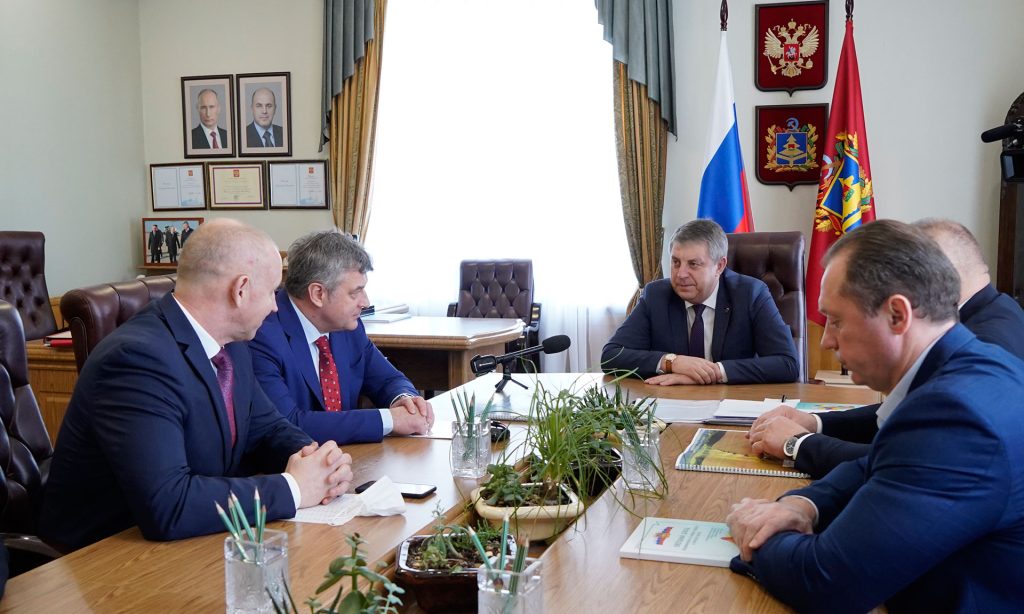 Губернатор Брянской области встретился с новым директором «Бежицкой стали»