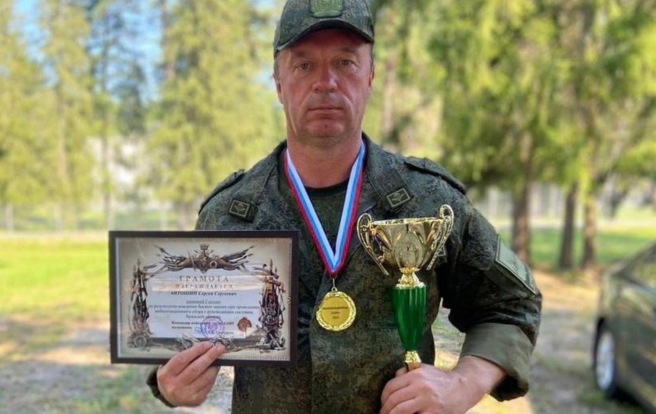 Вице-мэр Брянска Сергей Антошин получил золото на военных сборах