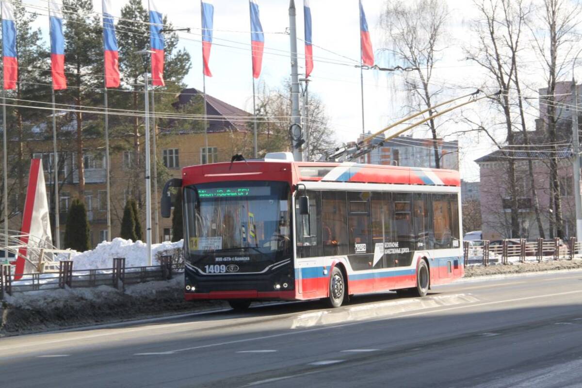 Новые троллейбусы «Адмирал» совершили перевозку более 270000 пассажиров в Брянске