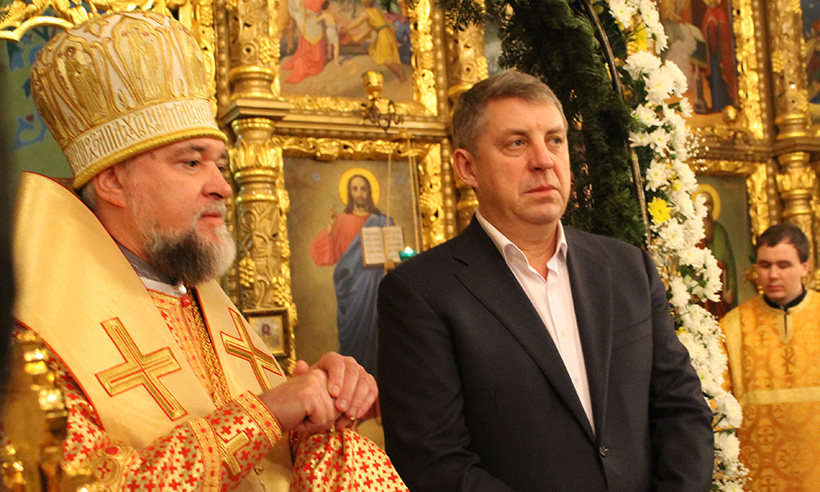 Губернатор Богомаз поздравил брянцев с Рождеством Христовым