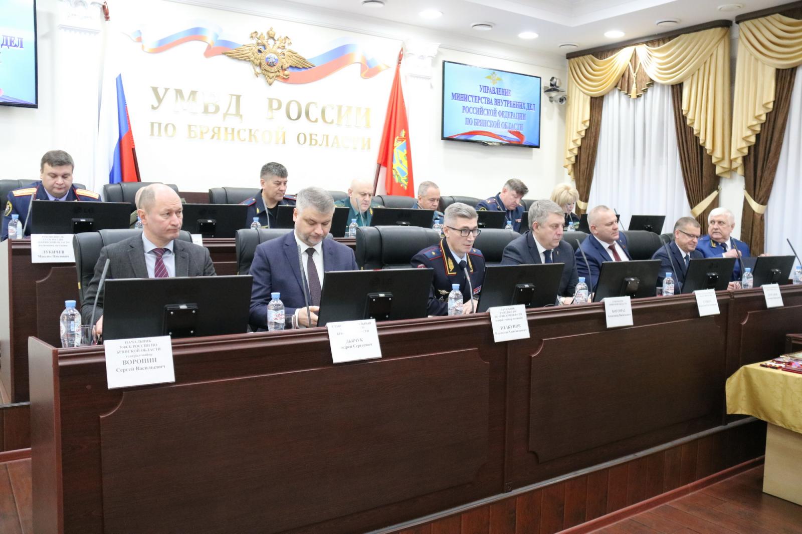 В Брянской области подвели итоги работы органов внутренних дел за 2022 год