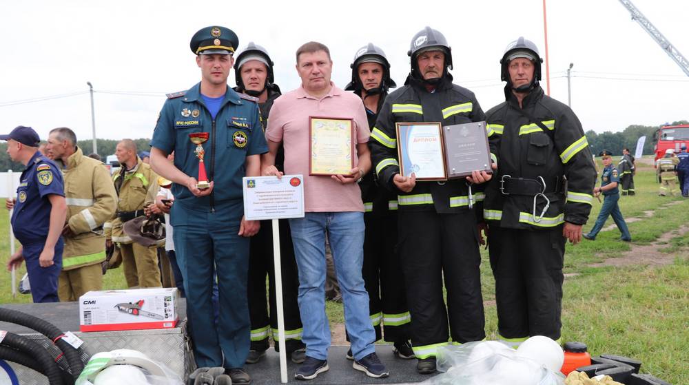 Пожарные Брасовского района показали лучшие результаты на соревнованиях «Дня брянского поля»