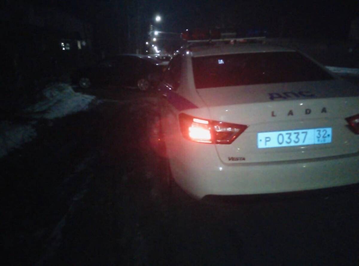 В брянском поселке Климово сотрудники ГИБДД задержали пьяного 23-летнего водителя