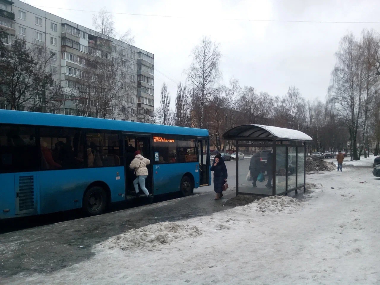 В Брянске в схему движения автобуса №9 вмешался паводок