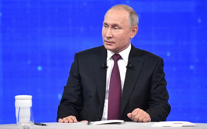Владимир Путин получает доклады о ситуации в приграничном районе Брянской области