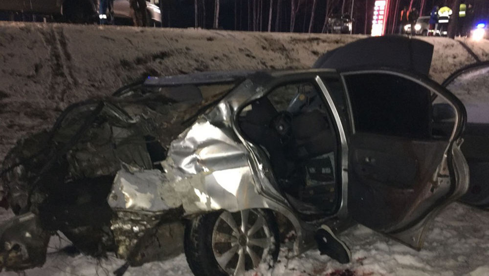 Под Брянском 7 марта при столкновении двух легковых автомобилей погиб 43-летний водитель