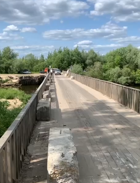 В городе Сельцо Брянской области восстановлено движение по мосту через Десну