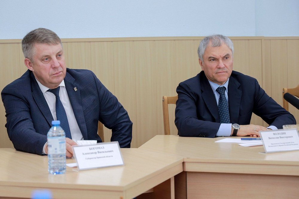 Председатель Госдумы Вячеслав Володин встретился с ректорами брянских вузов