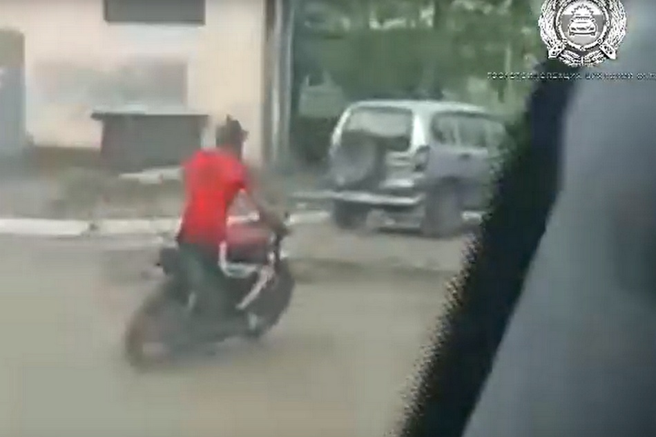 Мотоциклист устроил гонки с полицией в Володарском районе Брянска