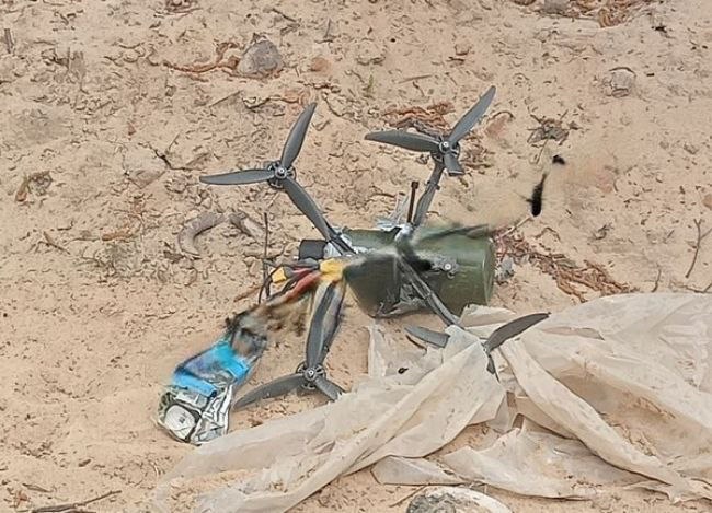 У Стародубской Ломаковки военные посадили FPV-дроны с гранатами, - сообщает Shot
