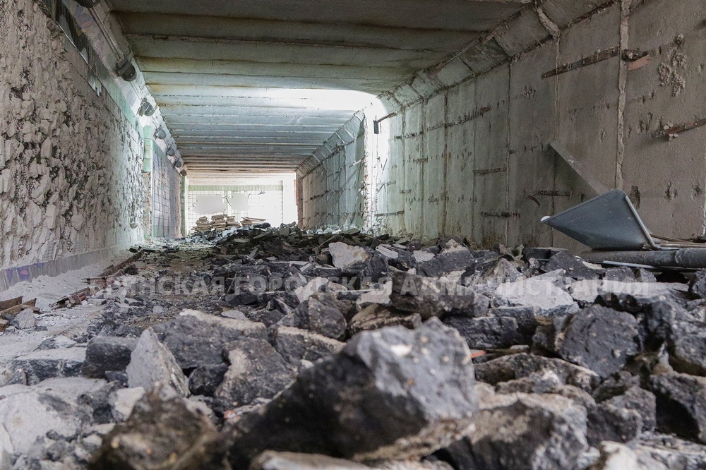Жителям Брянска показали, что происходит в подземном переходе на «Полтиннике»