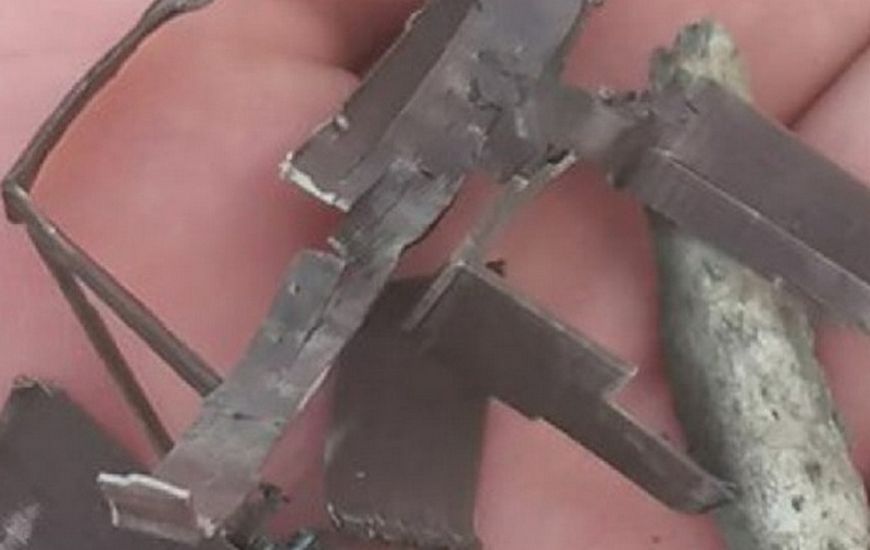 Брянцам показали фотографию сбитого над Комарическим районом беспилотника