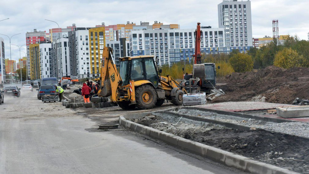 В Брянске по нацпроекту продолжают строить объекты инфраструктуры