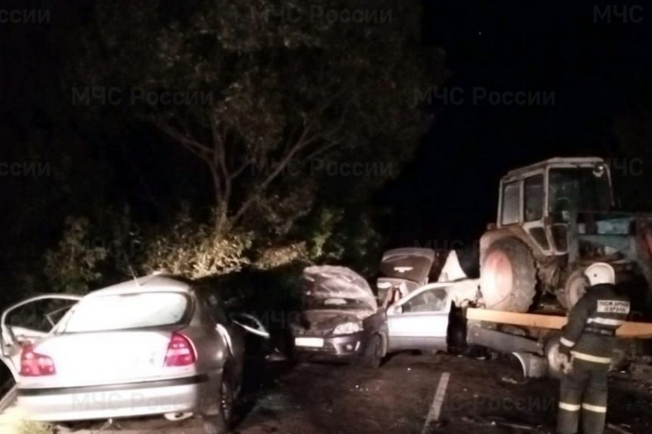Массовое ДТП случилось возле деревни Селище Навлинского района