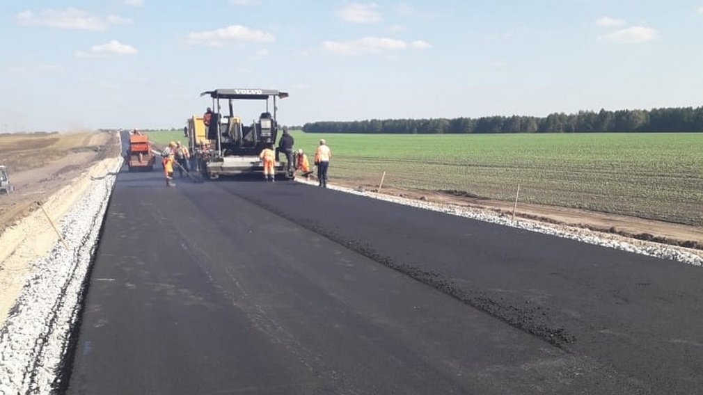 Процесс реконструкции дороги «Локоть-Кретово-Турищево» продолжается