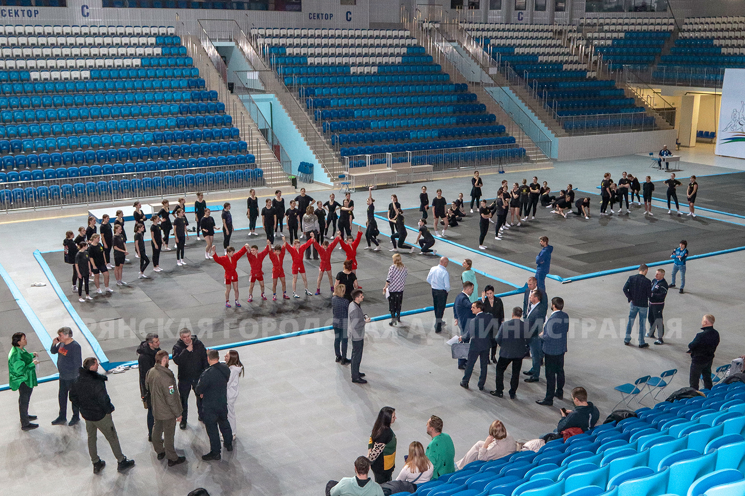 Брянский Дворец единоборств готовится к чемпионату России по самбо