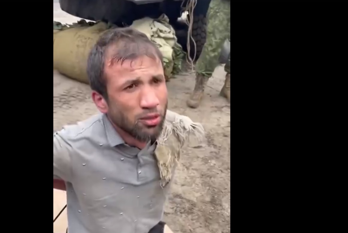 Опубликовано видео с допросом боевика задержанного в Брянской области после теракта в Подмосковье