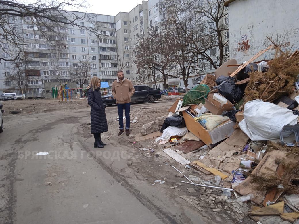 Возле многоквартирного дома по улице 50-й Армии выросла гора мусора