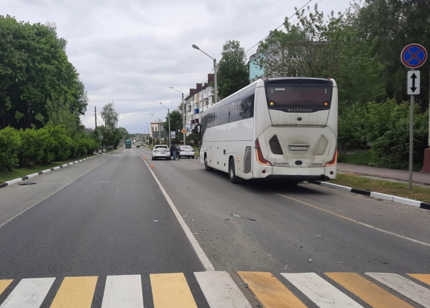 В Карачевском районе случилось ДТП с автобусом