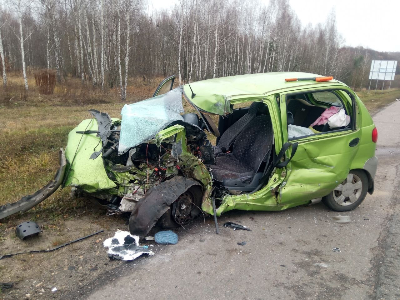 В страшном ДТП под Унечей погиб 65-летний автомобилист