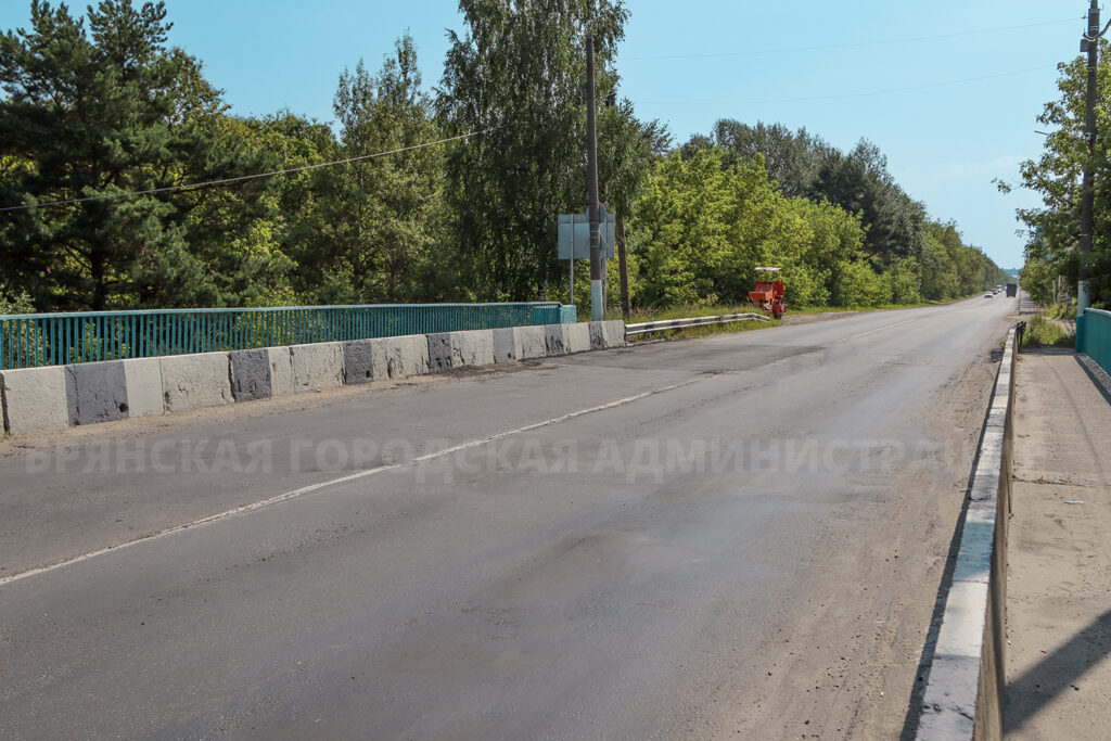 Фрезерование моста между Бурова и Речной в Брянске перенесли