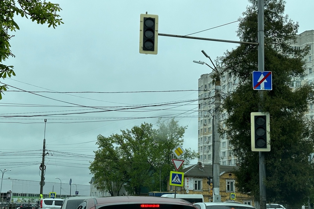 В Фокинском районе Брянска погасли светофоры