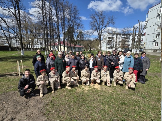 В Сельцо появился яблоневый сад, увековечивший память о жертвах Чернобыльской катастрофы