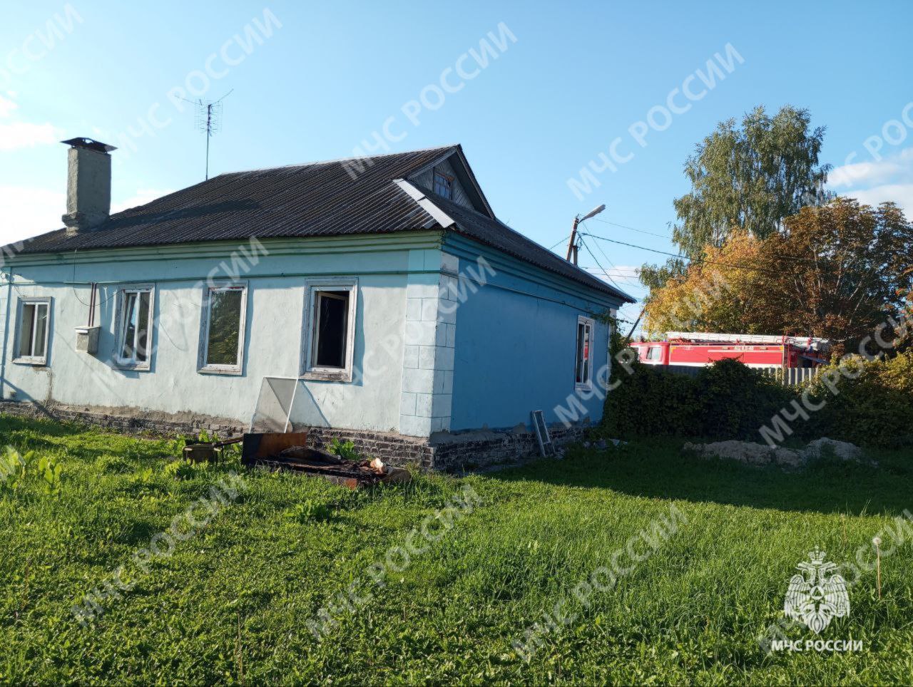 В брянском Карачеве загорелся жилой дом 5 сентября