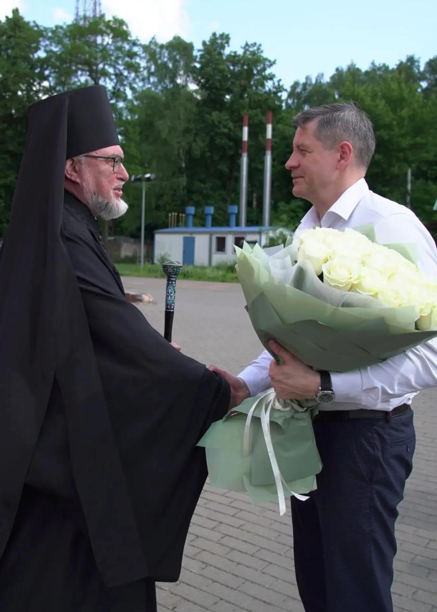 Егор Ковальчук встретился епископом Клинцовским и Трубчевским Владимиром