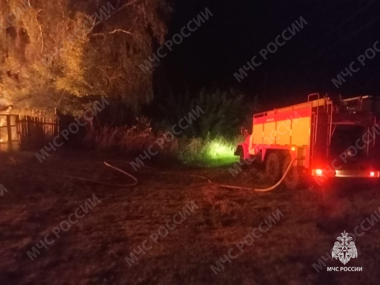 Под брянской Навлей ночью на 11 августа был ликвидирован пожар