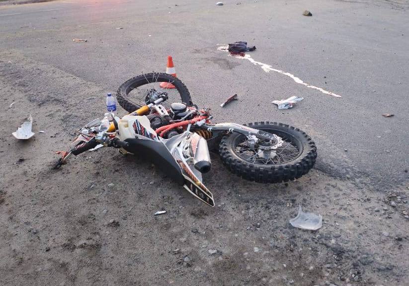 Жителей брянского Дятьково вечером 24 августа напугало ДТП с участием мотоцикла