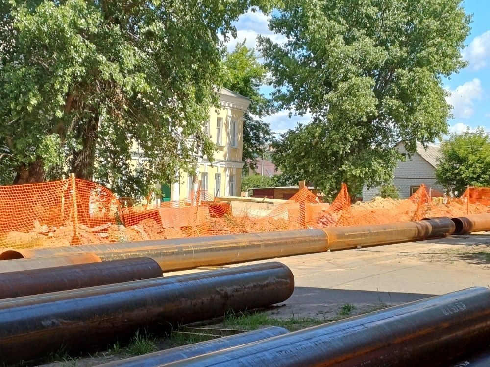 В Клинцах Брянской области отремонтировали участок теплотрассы